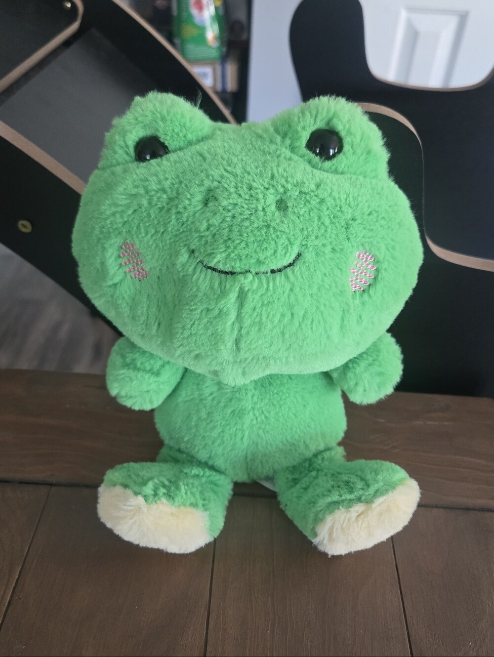 Kawaii Green Plush Frog Stuffed Animal